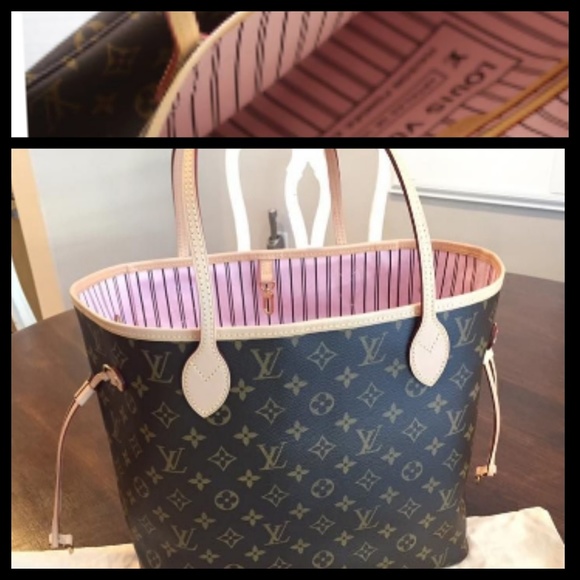 louis-vuitton neverfull rose ballerine